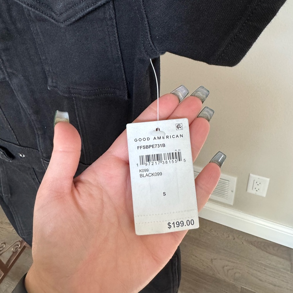 Good American Black Jumpsuit, S - Picture 3 of 5